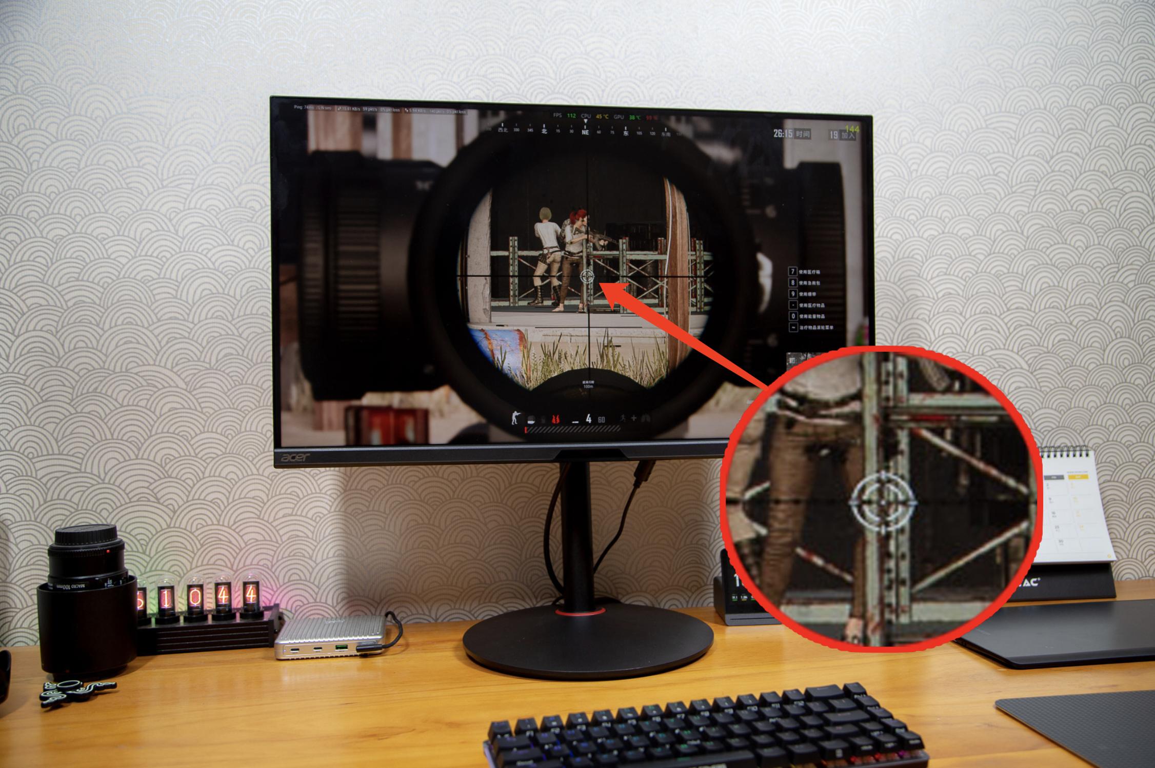 宏碁xv282k显示器接口,宏碁2k曲面显示器评测