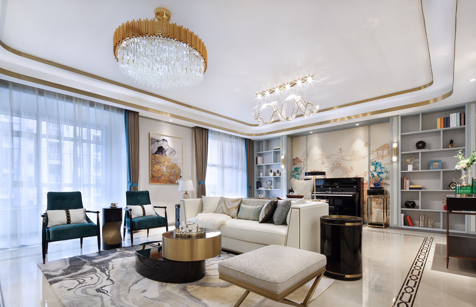 450平轻奢大宅彰显品位生活,360平轻奢大宅