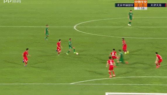 郑智接班人!北京国安归化第一人神跑位进球，预定国足主力位置!