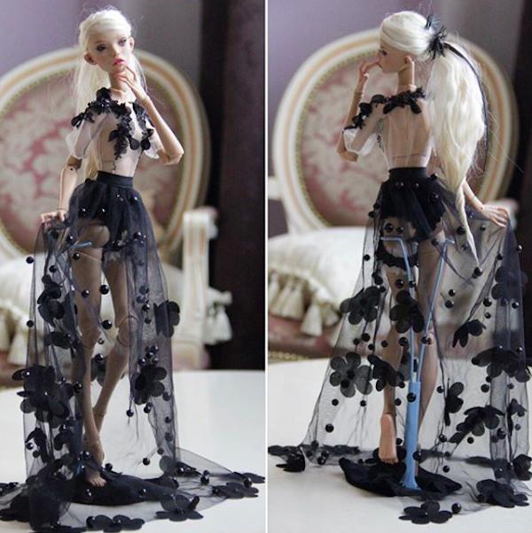 老爸酷爱芭比娃娃？微缩家具做到痴迷！