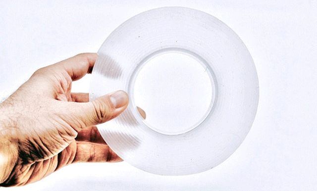 黑科技魔力胶带！反复粘贴不留痕，水洗后又恢复如初