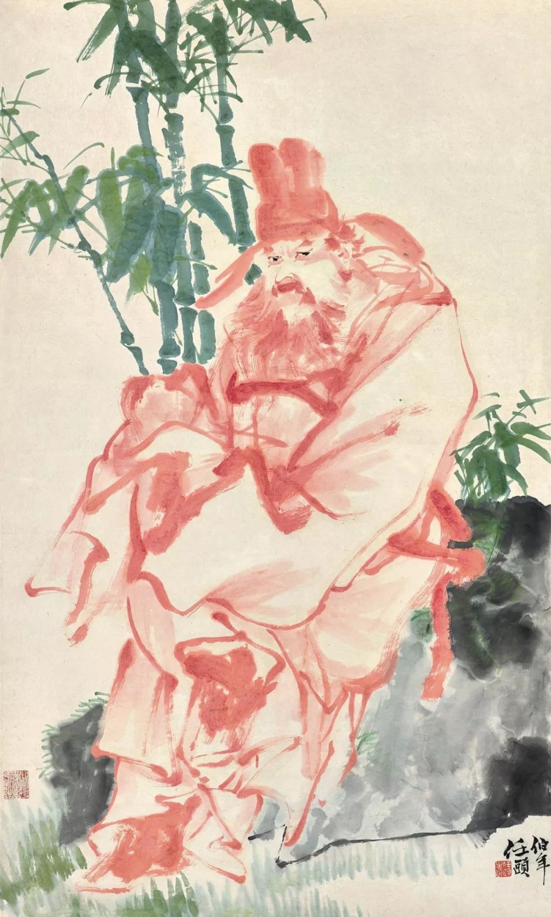 线条无人超越的大师任伯年 (任伯年线条作品)