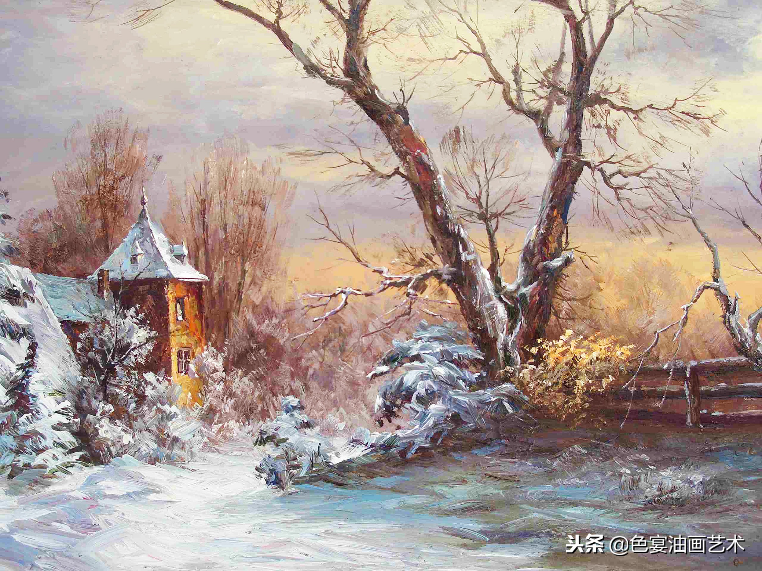 俄罗斯油画大师风景油画教程视频,油画大师油画风景创作教学视频