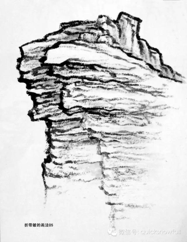 折带皴山水画图片,折带皴山水画的技法
