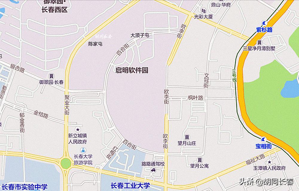 长春百合街在哪里,消失的胡同地点