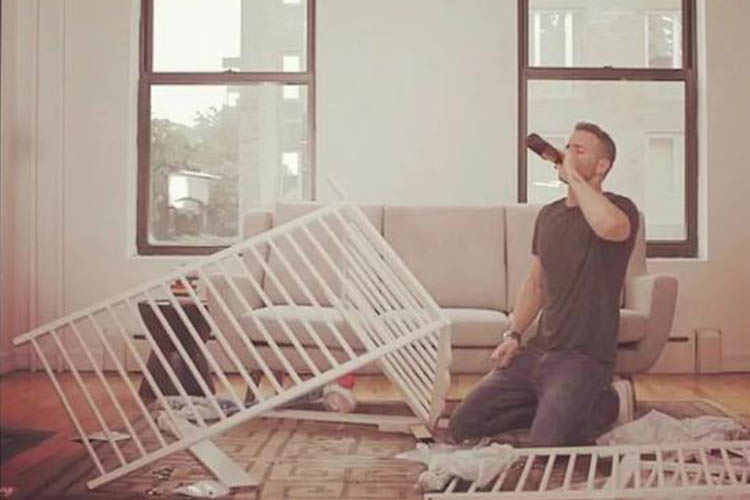 宜家组装物件,宜家家具安装翻车