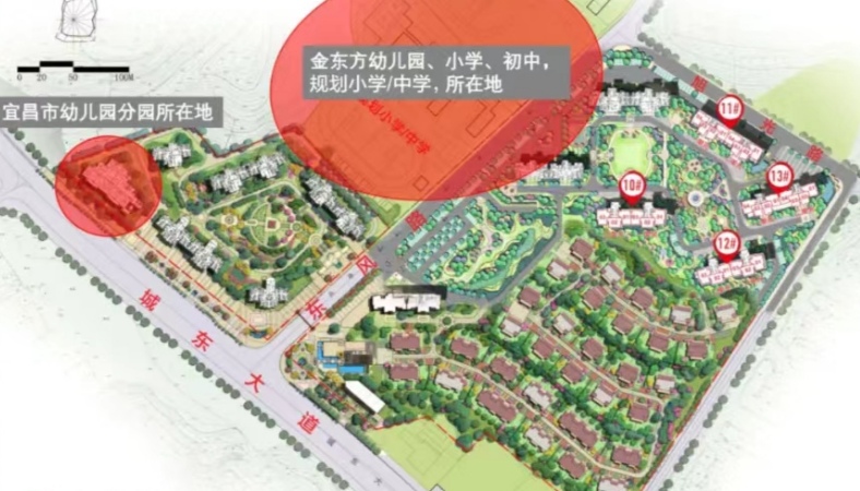 宜昌高新区金东方初级中学,宜昌高新区金东方学校开建