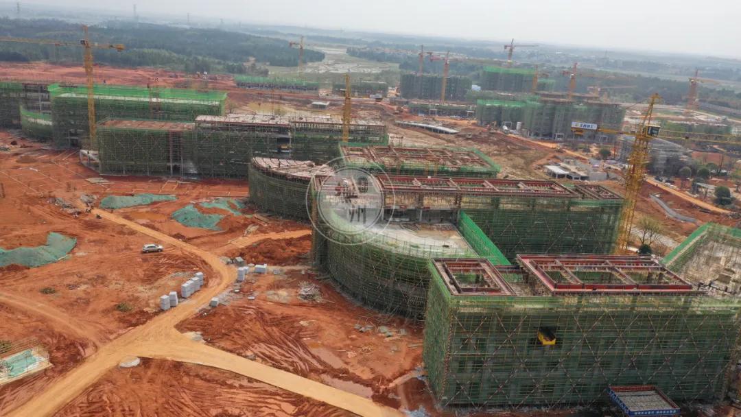 航拍视频！抚州正在建设十二年一贯制临川一中国际足球学校