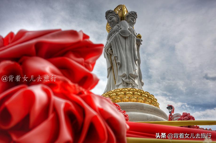 南海观音菩萨小时候住在哪,南海观音住在哪里