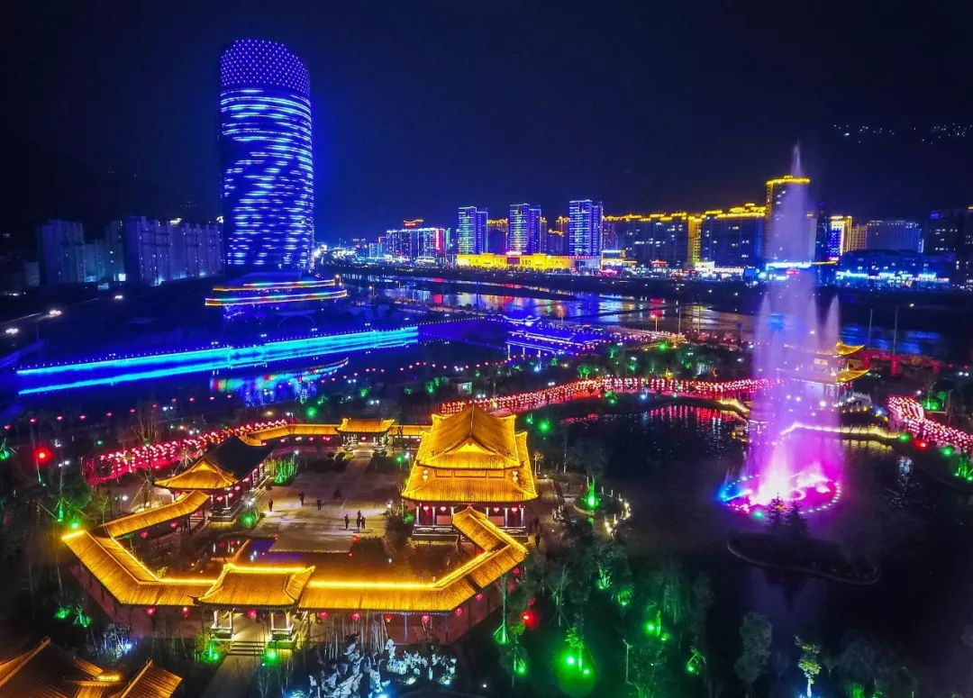 陇南各县城区面积排名,陇南缤纷城