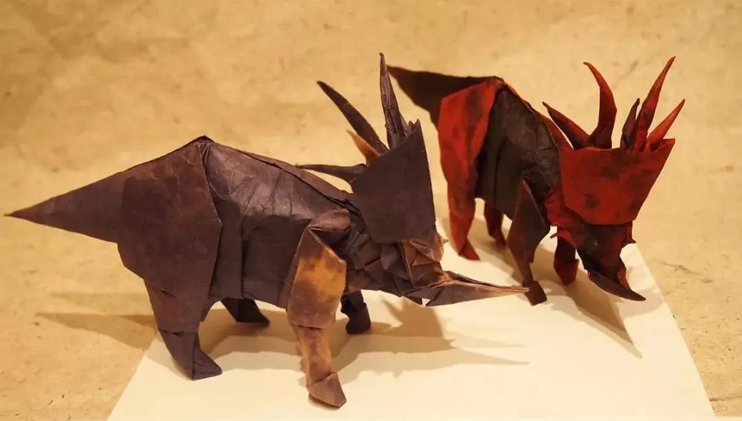 日本小哥创意纸盒制作成品惊艳了,手工一张纸折出龙