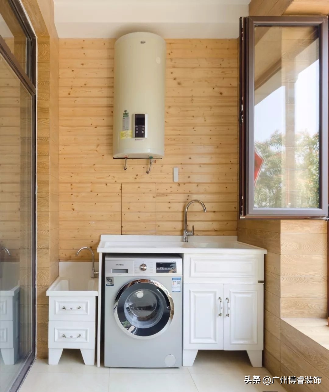 阳台拖把池堵了怎么疏通,阳台收纳柜加拖把池设计