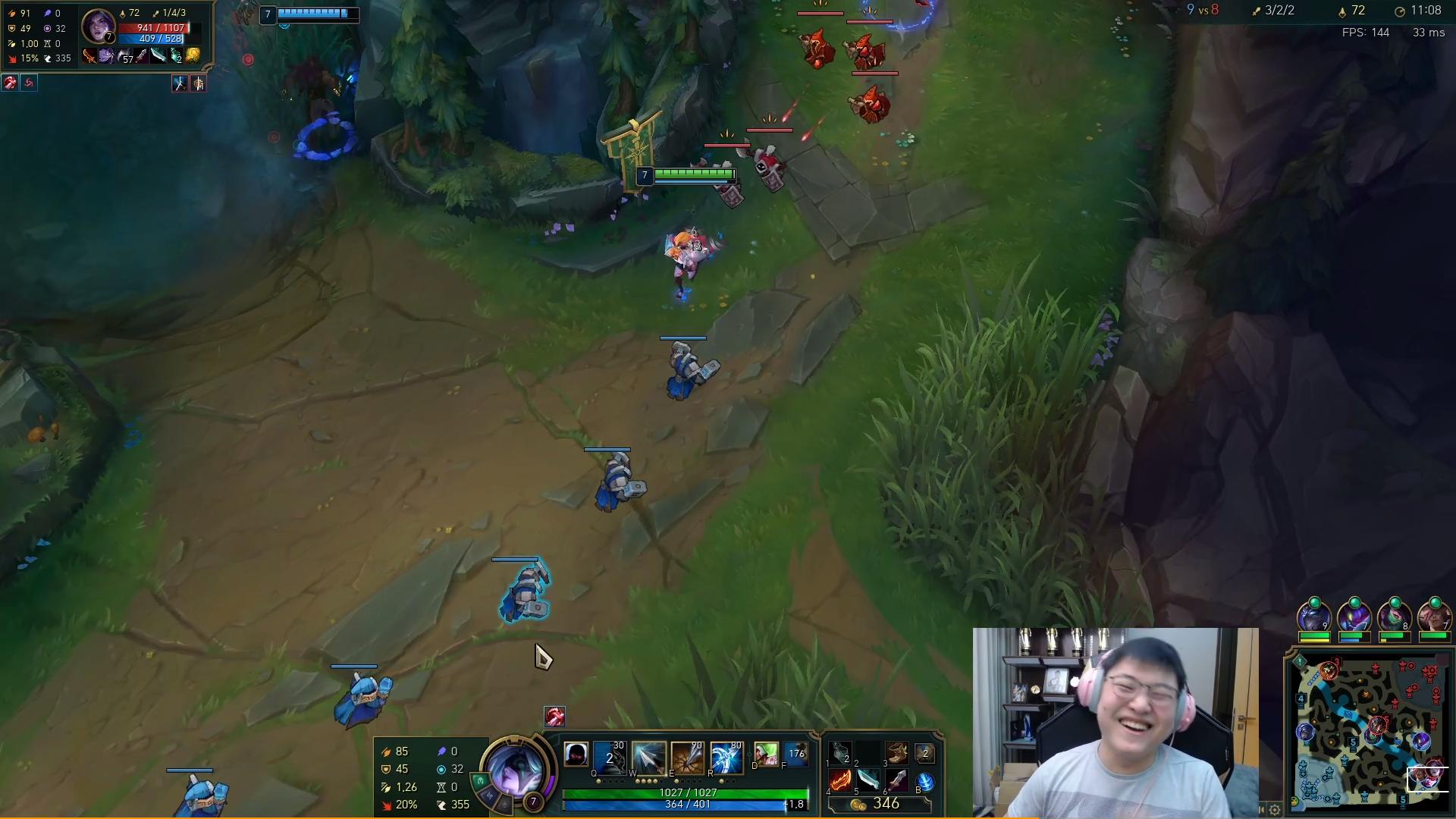 uzi打爆尺帝名场面,尺帝被uzi暴打复盘