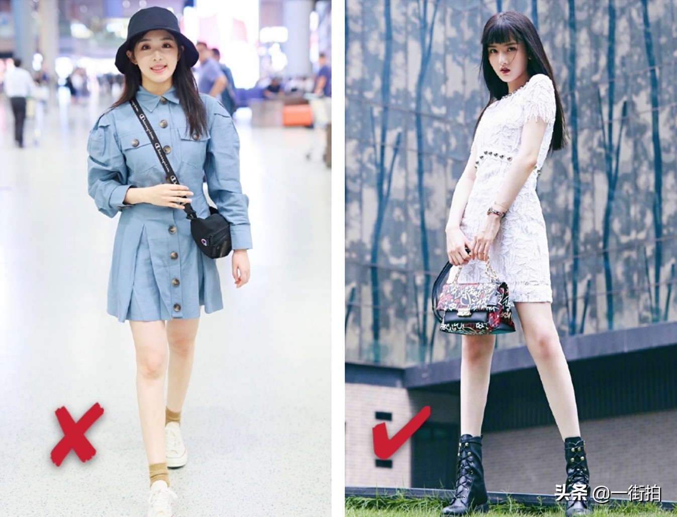 小个子五五分身材穿搭技巧,小个子这样搭配时髦又显高