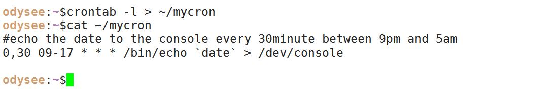 linuxcron定时任务,linux中crontab命令详解