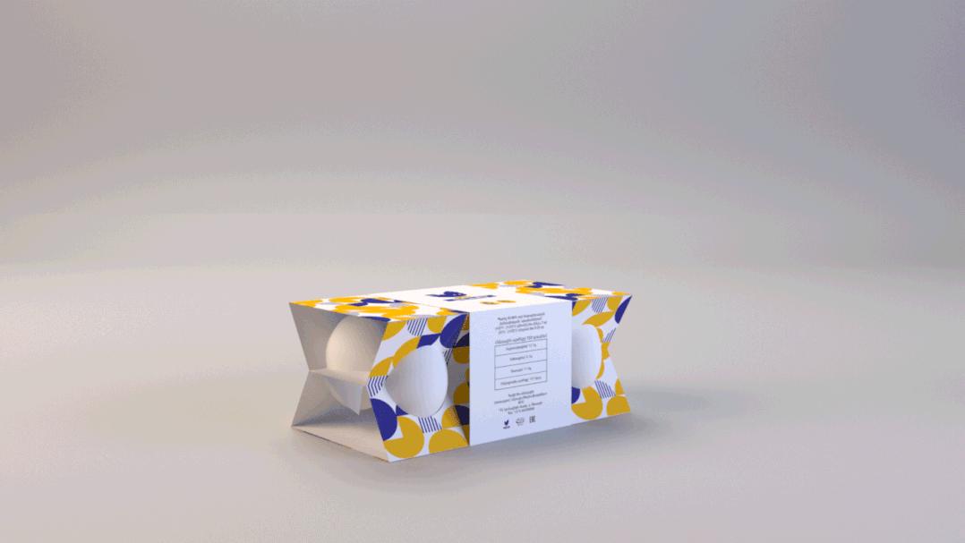 鸡蛋包装还可以这样利用,鸡蛋包装设计清新风格