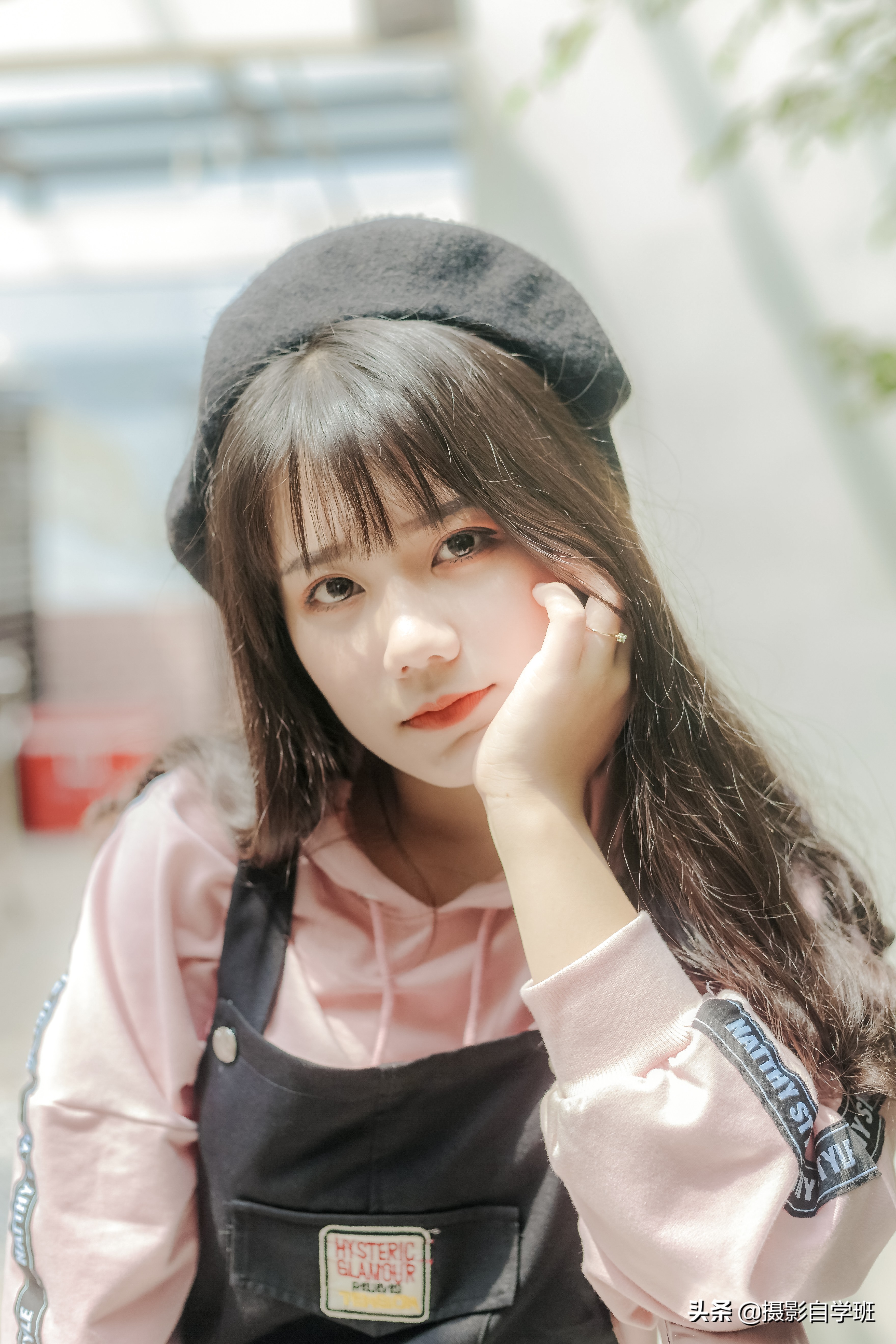 如何给夜晚的人像照片调色,人像摄影背景冷暖调色照片