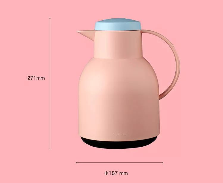北欧风圆口冷水壶,北欧风轻奢保温壶
