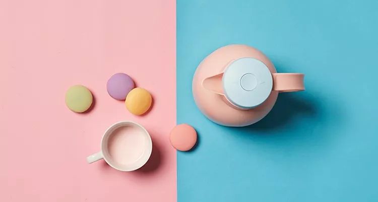 北欧风圆口冷水壶,北欧风轻奢保温壶