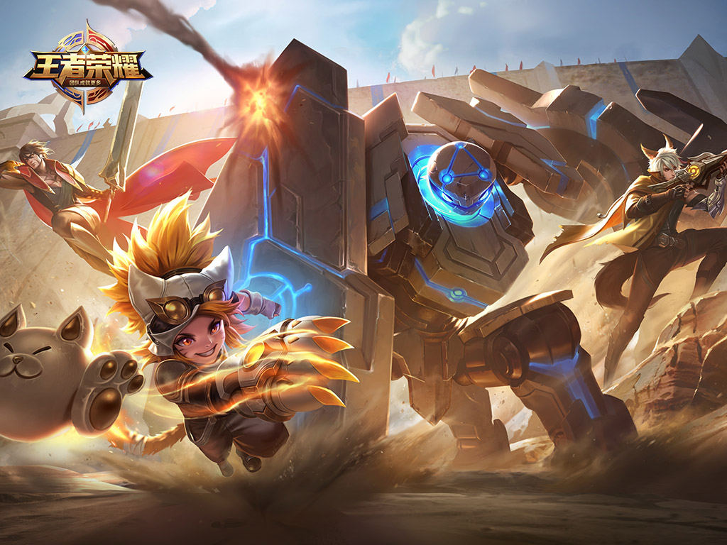 王者荣耀敌人残血打小兵,王者荣耀有人残血队友直接过去救