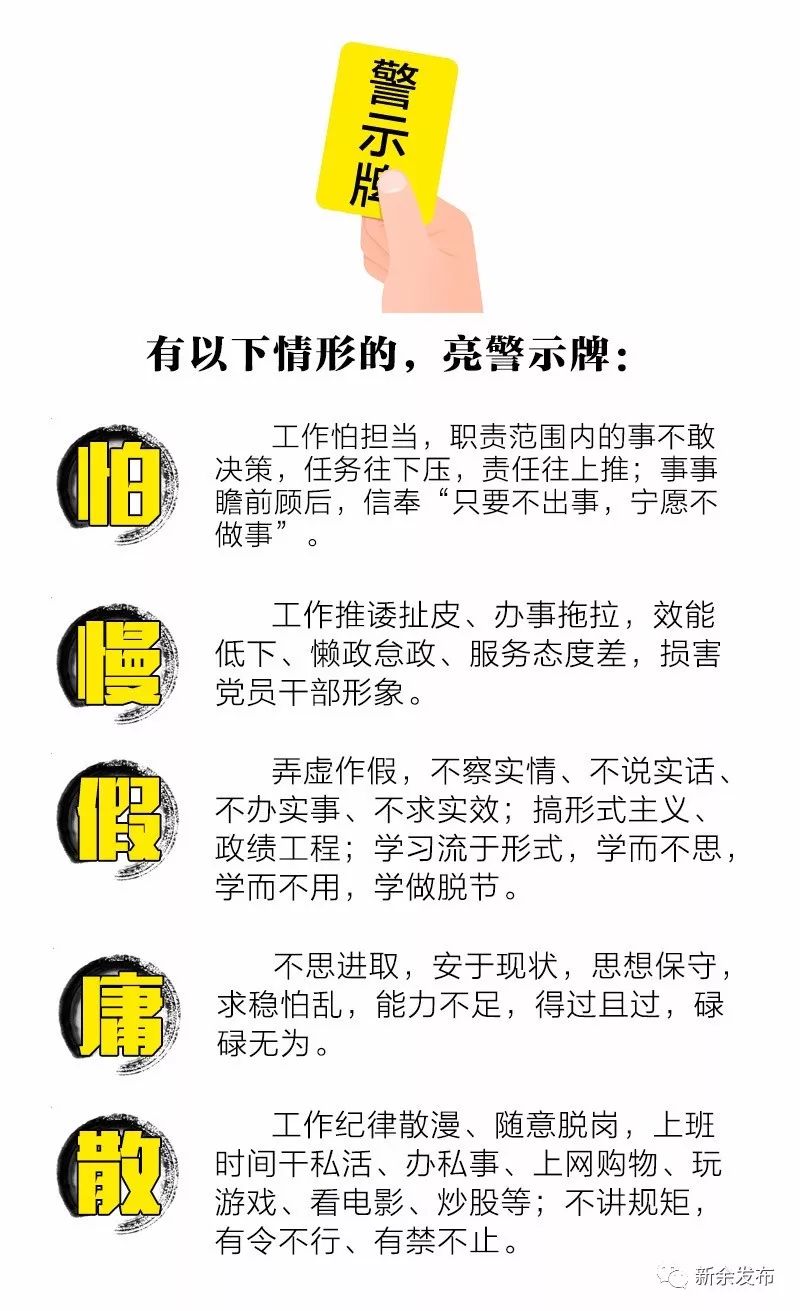 各单位注意：新余出台“亮牌”管理办法，让“孙连城”式单位、干部无处藏身