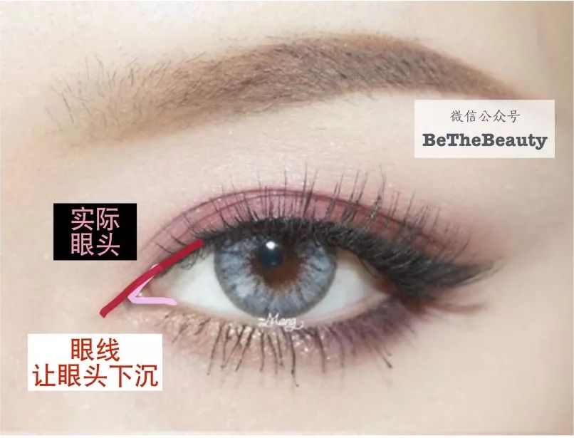 原来一个漂亮的眼妆可以这么简单,干净又能有效放大的完美眼妆
