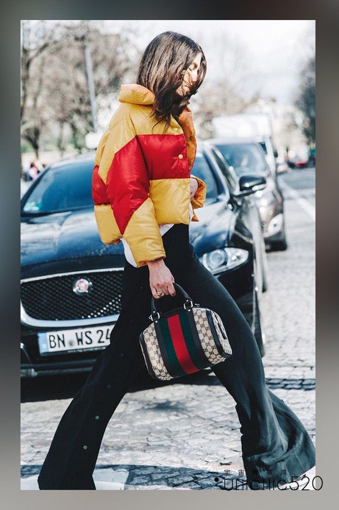 气质高腰短外套,短款外套搭直筒长裤