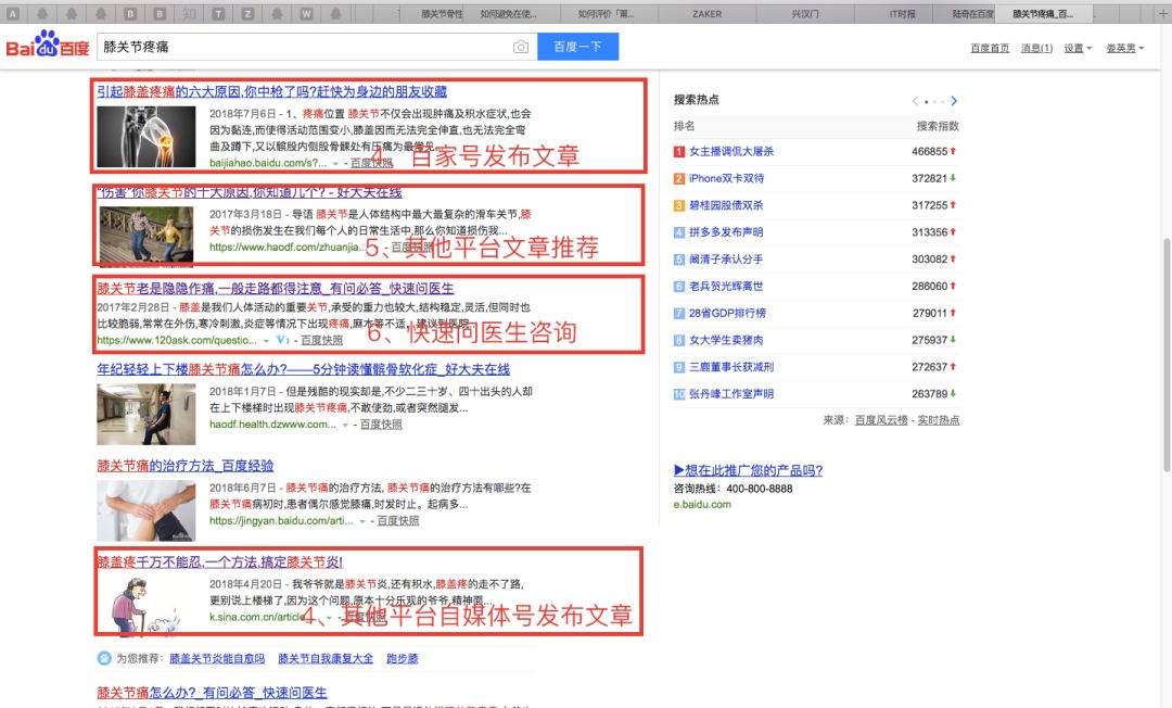 请收下！医生整理百度搜索结果大鉴定