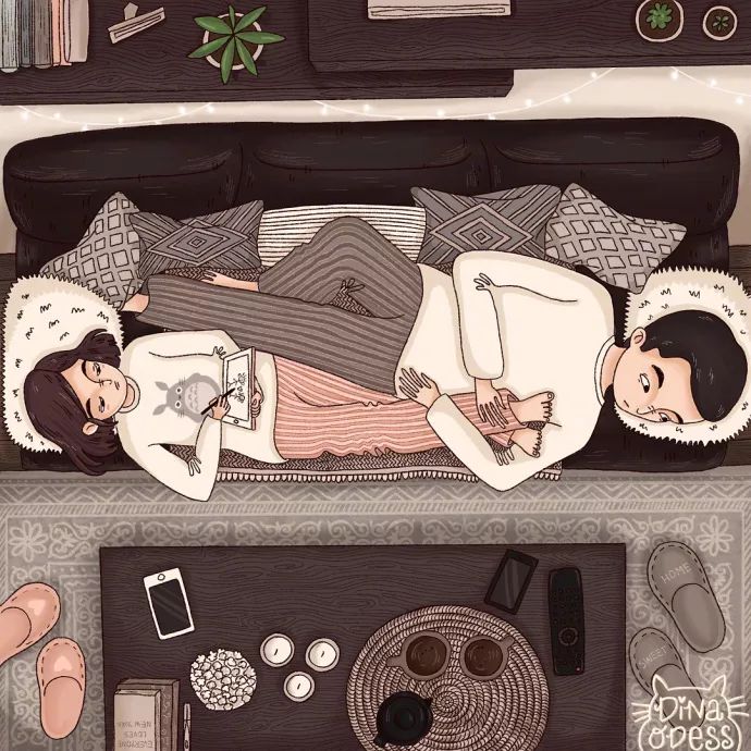 火爆ins，她画出了爱情最美的模样，甜哭！看完想恋爱……