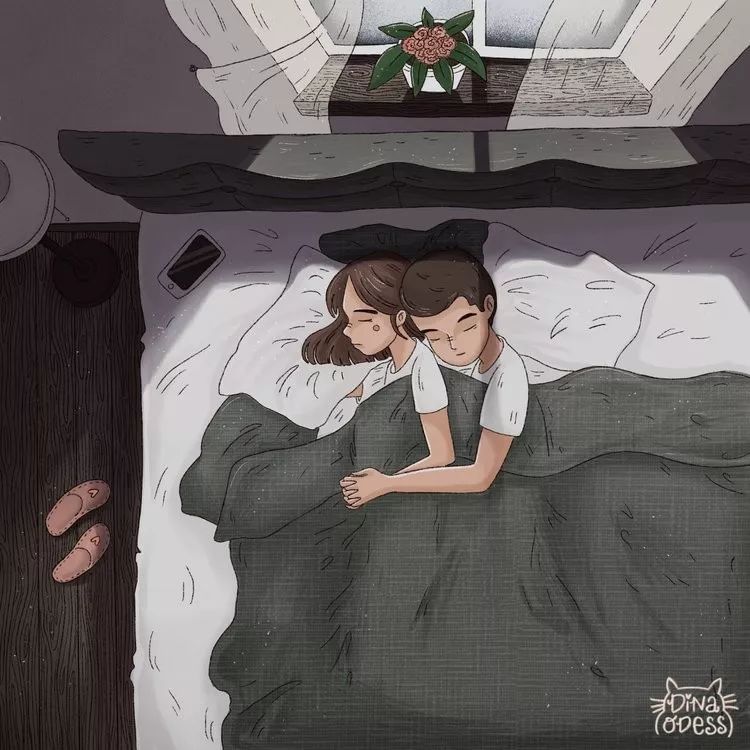 火爆ins，她画出了爱情最美的模样，甜哭！看完想恋爱……