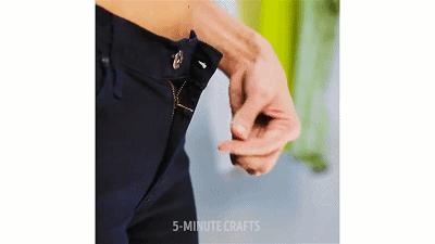 用吸管就可以修复拉链,衣服拉链坏了怎么办简单又好看