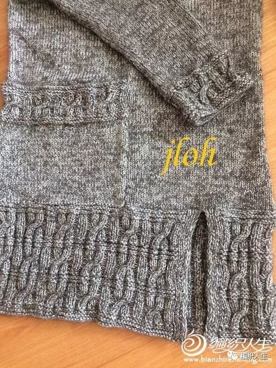 开叉直筒塌肩连衣裙+棒针小炫包，自己编织穿起来最大牌！