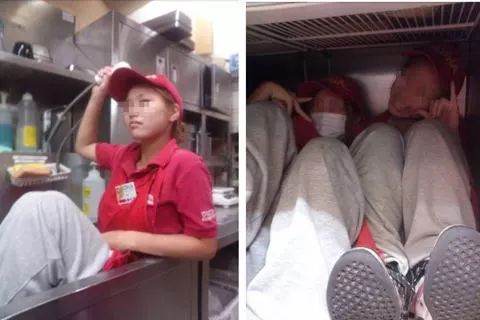 日本又曝饮食店卫生问题！员工把厨具放在裤裆上，这家店每个日本人都去吃过……