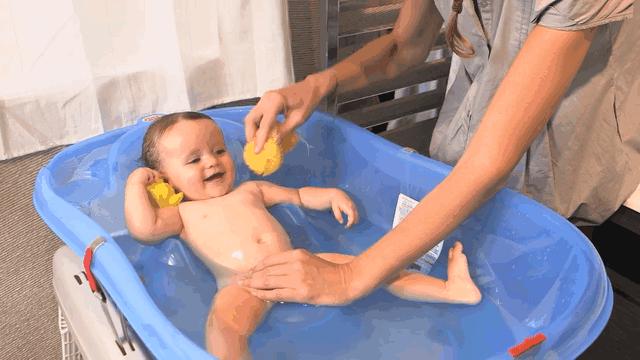 超大洗澡盆宝宝用的加厚的,澡盆婴幼儿推荐