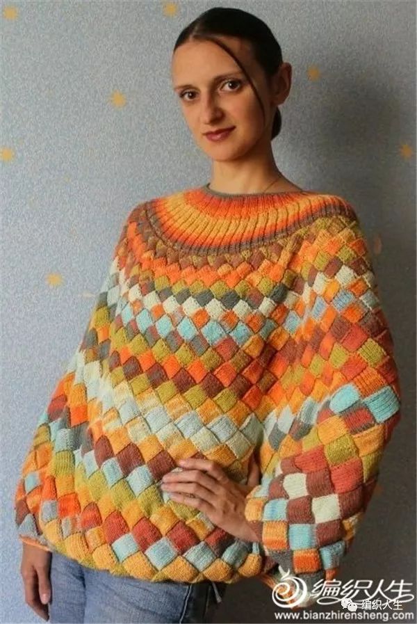 纯色方块花样教程大全,简单大方格子花型教程