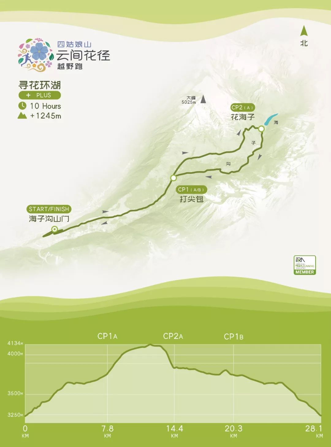 四姑娘山11月越野跑,2024四姑娘山云间花径越野跑
