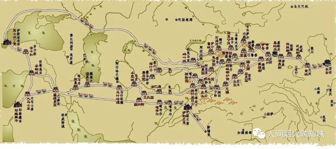 源于蜀地的蚕神马头娘与狮身人面像类似,它带来了丝绸之路的繁荣