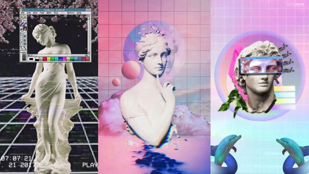 拍照蒸汽波,蒸汽波人像拍照