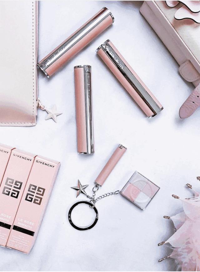 让女生怦然心动的口红,网红少女心爆款口红粉色系正方形