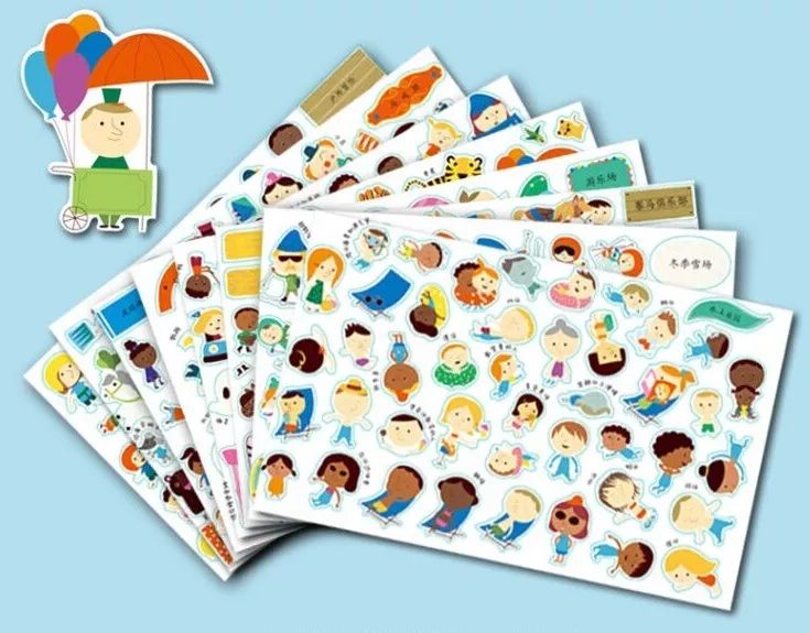 团|这套贴纸涂色书,我专程从中国带到了英国!