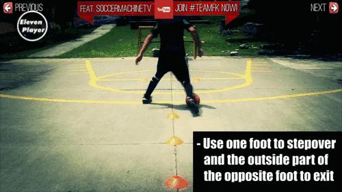 足球带球射门技巧,日本足球青训12种横向带球技巧