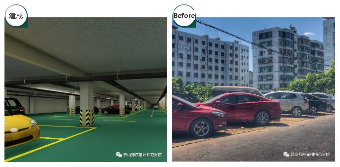 天桥健身中心地下停车场,天桥天台