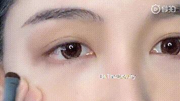 ins日杂清透眼妆适合居家的小仙女,教你两分钟就能搞定的眼妆画法