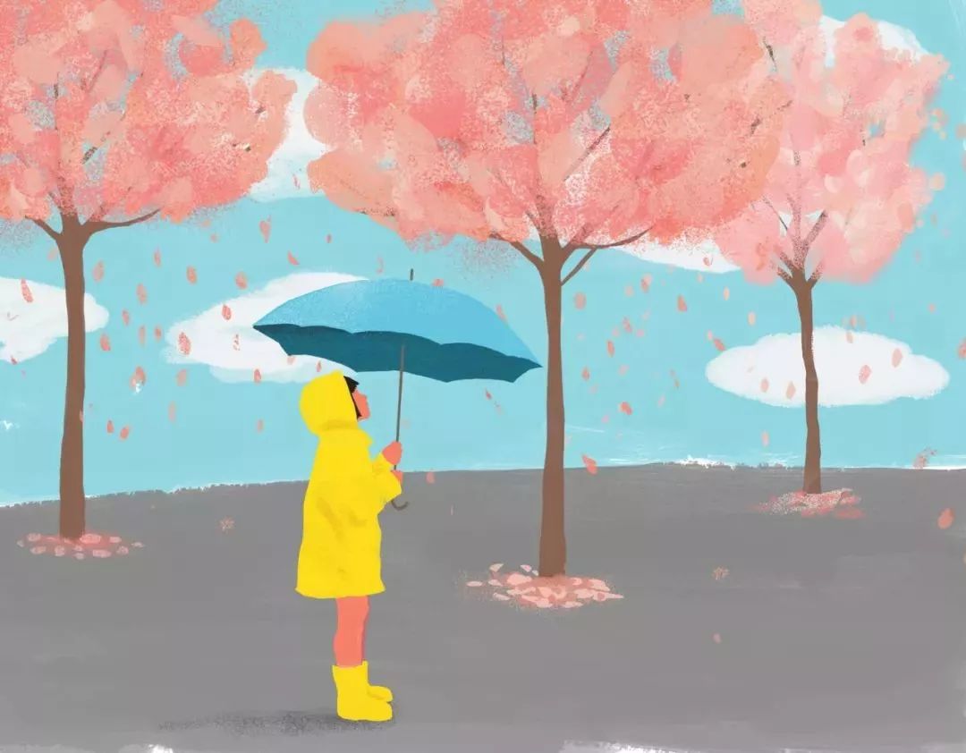 在春天留下一份思念,在阳光明媚的日子里想起了你