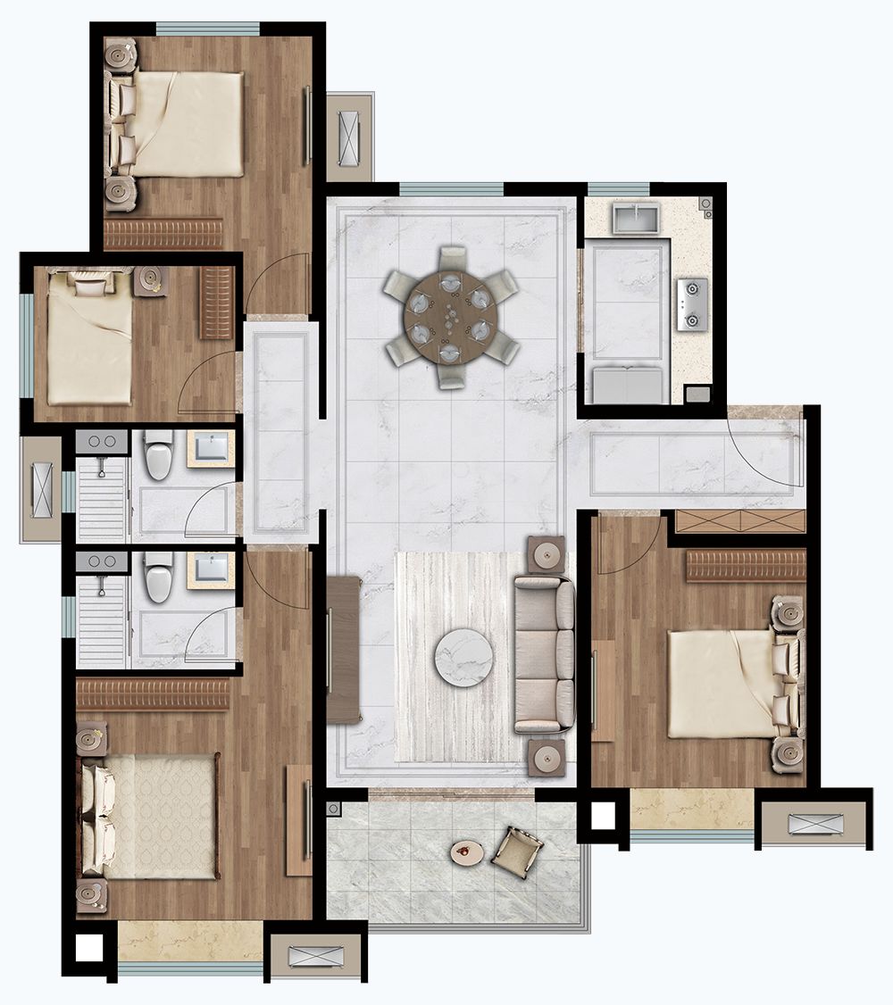 征婚启事：娶我女儿，你得有“四房”！巧，江北最强音马上开盘！