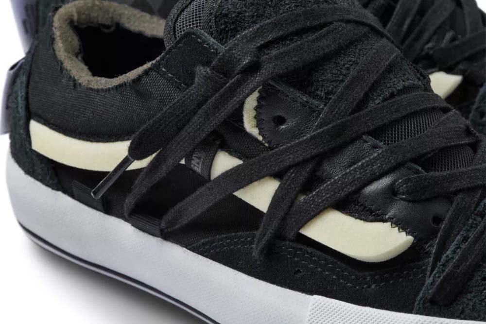 vans解构侧边鞋带,解构ow鞋带怎么穿