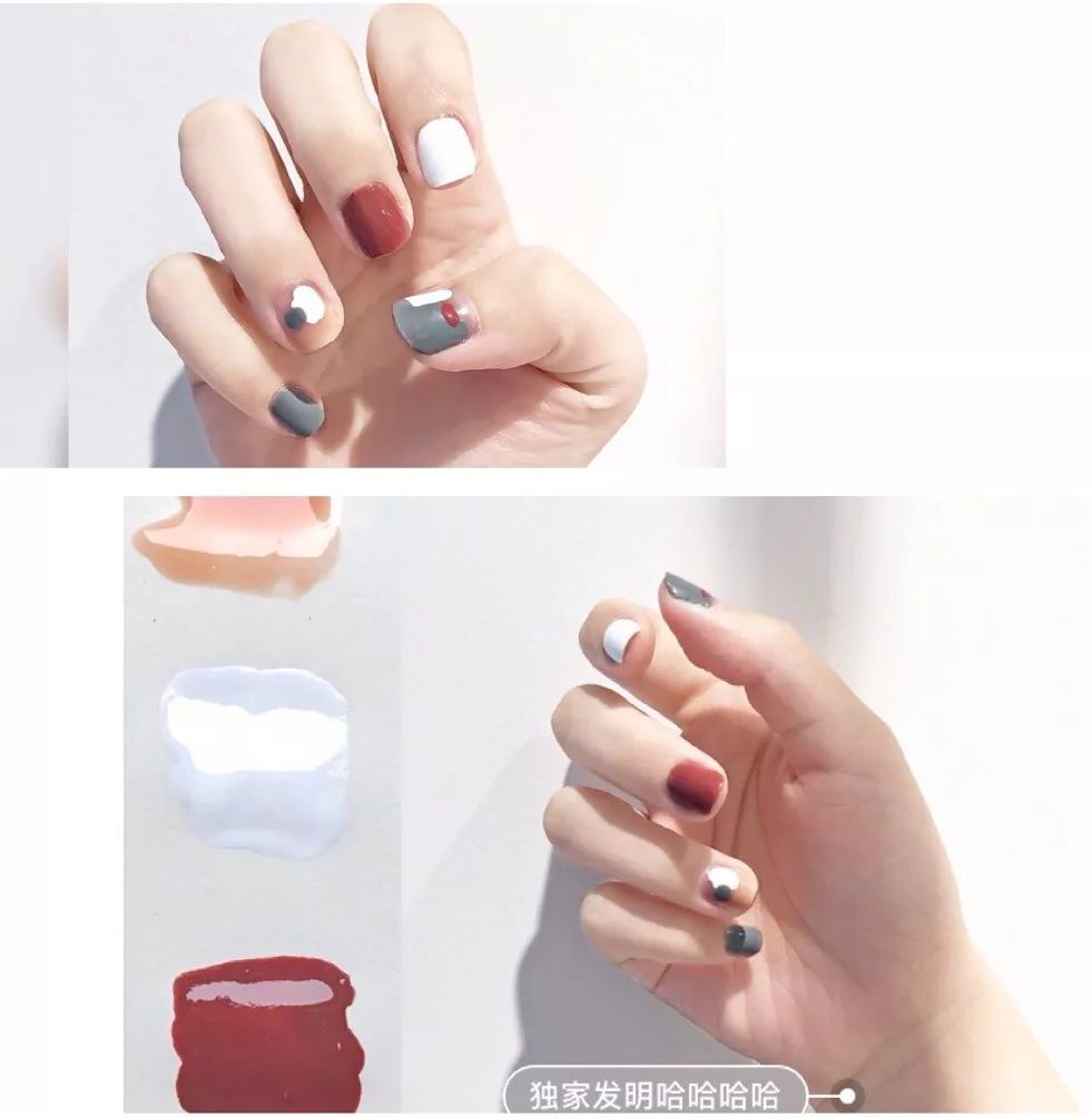 适合夏天的美甲显手白,超显手白的美甲带钻