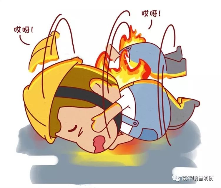 消防火灾逃生十要诀漫画,火灾逃生自救十法漫画