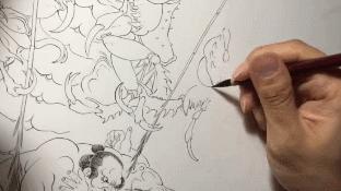 太震撼了！85后帅哥笔下的鬼神世界，迷倒了上万人......