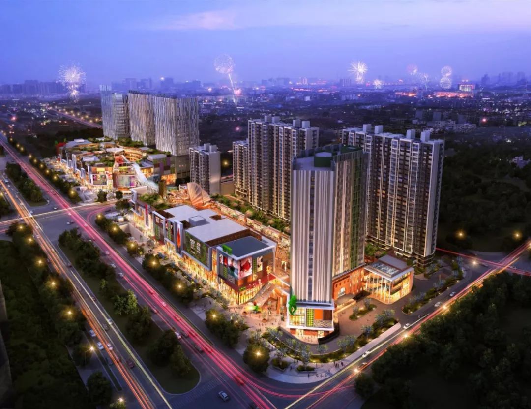 有宝龙城市广场、万达茂，复旦大学附属妇产科医院青浦分院，兰生复旦青浦分校...的青浦新城未来将打造成城市副中心